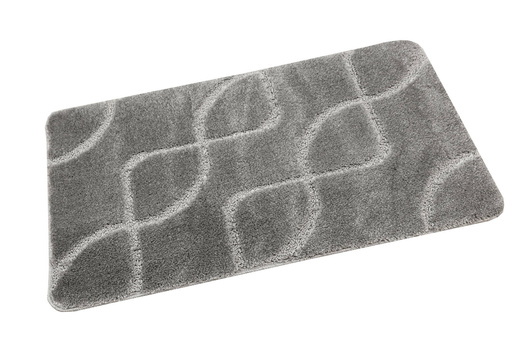 Dywanik Łazienkowy Antypoślizgowy Ivona Szary Linie