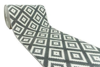 Chodnik Rainbow szare romby 11212/190 szerokość 70 cm