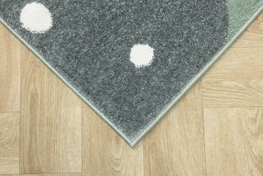 Dywan Dziecięcy Lima M040A green/cream Zielony Kremowy Kamyki Kropeczki