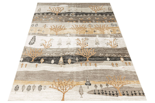 Dywan Camilla 1239 cooper/beige Pejzaż Drzewa Beż Miedziany