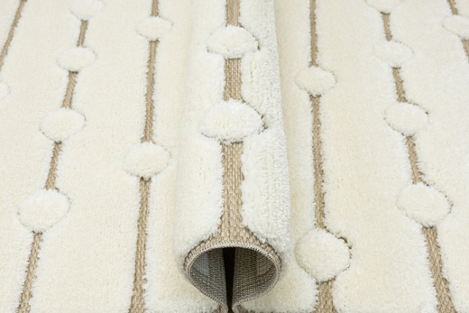 Dywan Shaggy Lula Soft IM49A Krem Beż Kropki