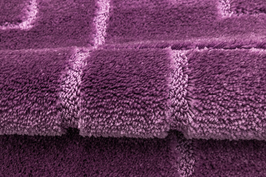 Dywanik Łazienkowy Antypoślizgowy Inez Violet Fioletowy Geometria