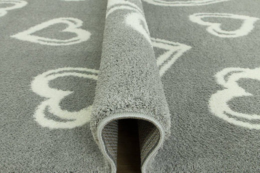 Dywan Shaggy Slim 6923 grey/white serca