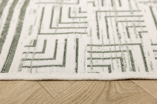 Dwustronny Dywanik Chodniczek Orient 40x70 1 Green Zieleń Krem