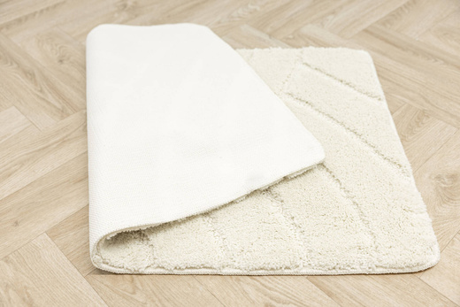 Dywanik Łazienkowy Antypoślizgowy Sash Krem Pasy