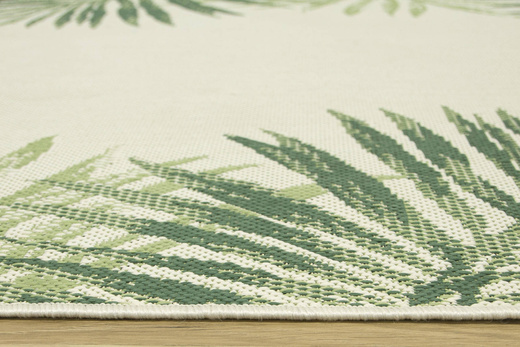 Dywan Sznurkowy Syrena 19435/62 Liście Palmy Butelkowa Zieleń