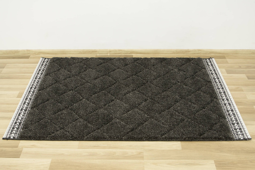 Dywan Shaggy/Sizal Akra 65216/999 Grafit Krem Romby