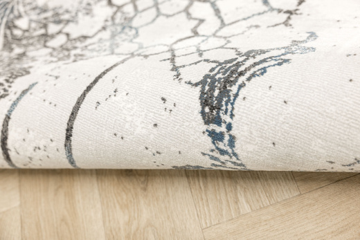 Dywan Argent 14721 U11 Blue Krem Szery Niebieski Ornament