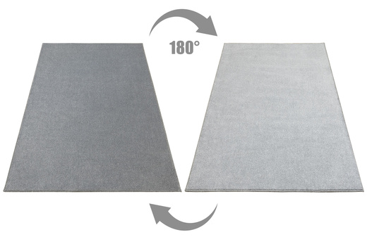 Wykładzina Himalaya 274 Srebrzyta Szara na filcu szerokość 4 m