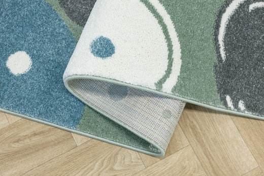 Dywan Dziecięcy Lima M040A green/cream Zielony Kremowy Kamyki Kropeczki