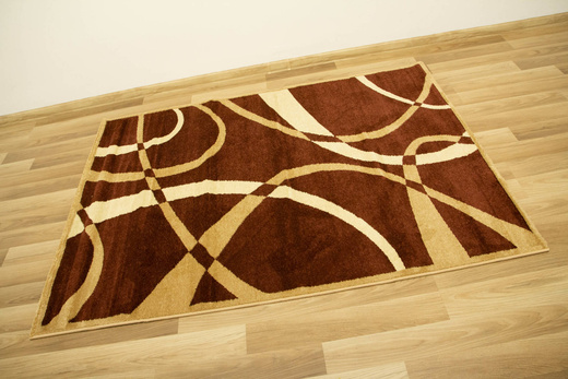 Dywan Nowoczesny Sapphire F06/13 Pasy Beż Krem Brąz