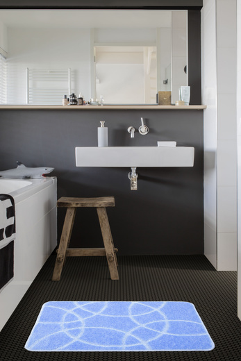 Dywanik Łazienkowy Monza Blue Niebieski