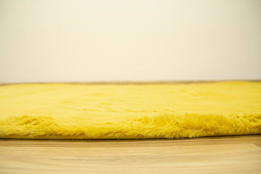 Mięciutki Dywan Bellarossa Rabbit musztardowy