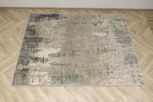 Wełniany Dywan Agnella Isfahan Leno Siwy Beton