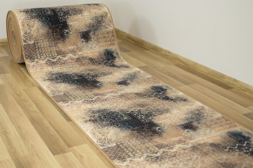 Chodnik Patchwork HD Beż szerokość 80 cm