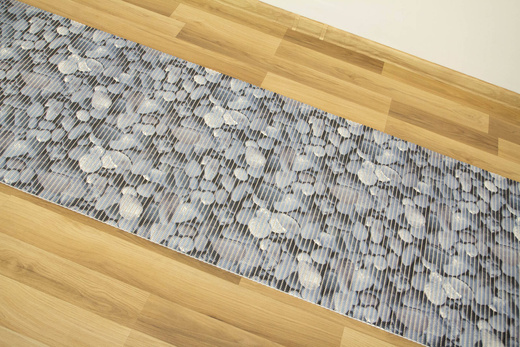 Mata Łazienkowa Softy-tex 810 Niebieskie Kamienie szerokość 65 cm