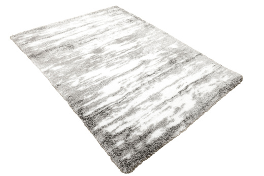 Dywan Shaggy Puffy P387 grey/antracite Szary Beton Abstrakcja