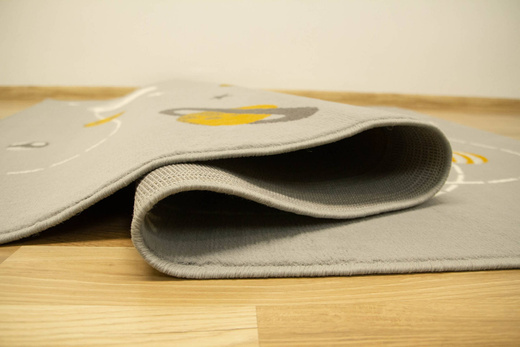 Dywan Kids 534547/89945 mouse/mustard Szary Musztardowy Kosmos