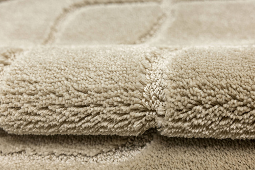 Dywanik Łazienkowy Antypoślizgowy Ivona Light Beige Jasny Beż Linie