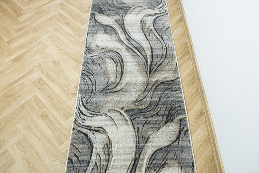 Chodnik Matara P176A m.grey/sp.antra Szary Fale szerokość 80 cm