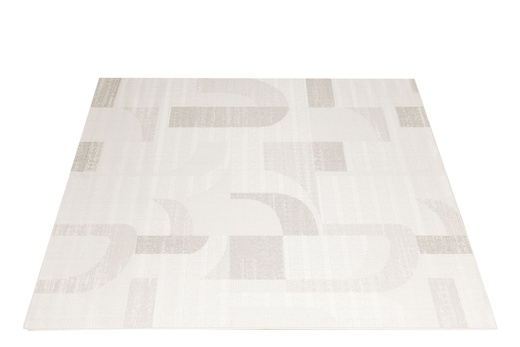 Dywan Sznurkowy Haga 04719A beige/cream Krem Beż Szary Geometria Outdoor