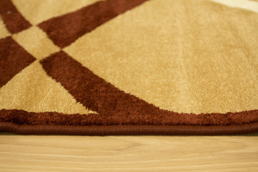 Dywan Nowoczesny Sapphire F06/122 Linie Beż Krem Brąz