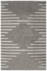 Dywan Shaggy Lula Soft IM43A CNFG4 Cream/Grey Szary Geometryczny Romby Kreski