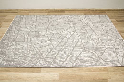 Dywan Opal F438A grey/cream Srebrzysty Szary Krem Tynk