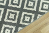 Chodnik Rainbow szare romby 11212/190 szerokość 70 cm