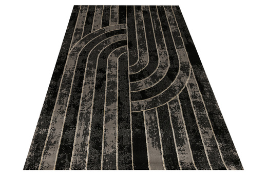 Dywan Kashmir KR158S BlackK/Gold Czarny Złoty Geometria