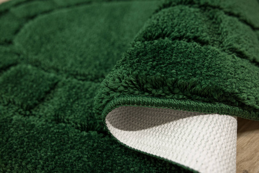 Dywanik Łazienkowy Antypoślizgowy Ocean Butelkowa Zieleń Owalny