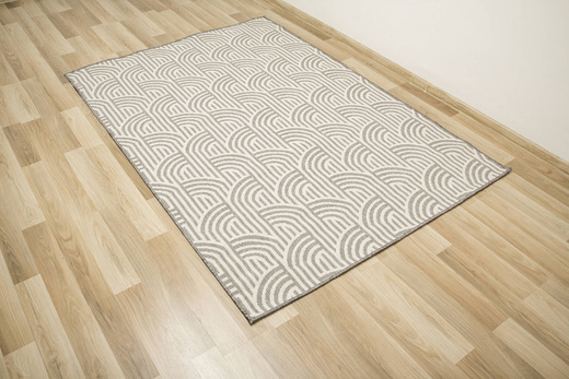 Dywan Dwustronny Sznurkowy Brussels 205725/10010 Silver Linie Outdoor