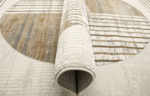 Dywan Verano H538A cream/l.beige Beż Krem Szary Okręgi