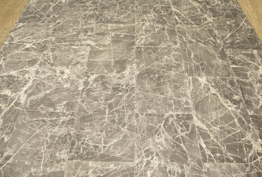 Wykładzina pcv Ultimate Stone Portoro 598 Marmur Szary Krem szerokość 2 m