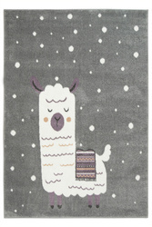 Dywan Dziecięcy Lima C261A l.grey/cream Szary Krem Lama