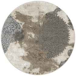 Okrągły Dywan Galya GAK11C grey/brown Beż Szary Boutique