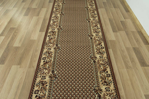 Chodnik Gold 316/12 brąz szerokość 90 cm