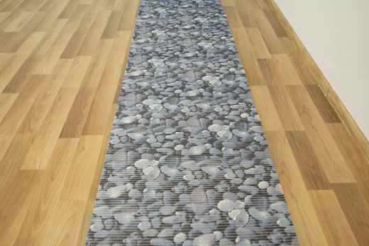 Mata Łazienkowa Softy-tex 810 Niebieskie Kamienie szerokość 65 cm