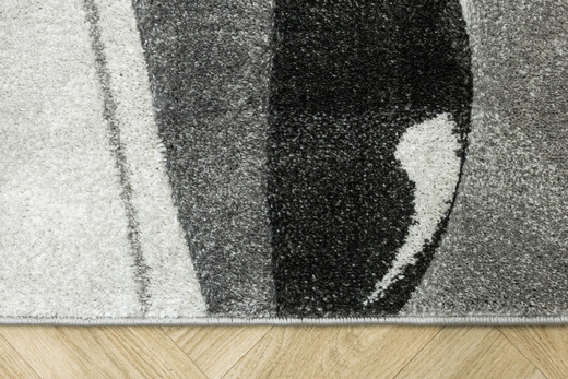 Dywan Kandy N402A m.grey/antraci Fale Abstrakcja Szary Grafit Fryz