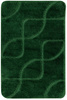 Dywanik Łazienkowy Antypoślizgowy Ivona Dark Green Butelkowa Zieleń Linie