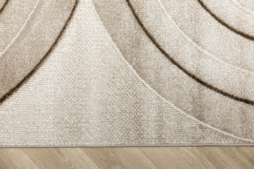 Dywan Agent 40438/870 brown/beig Krem Beż Brąz Półkola