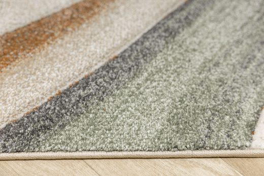 Dywan Agent 40436/610 Multi Krem Miedź Oliwka Fale