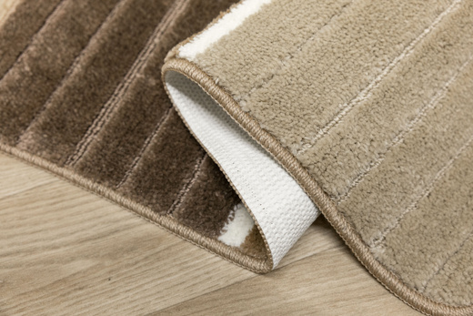 Komplet 3-częściowy Łazienkowy Como beige Beż Krem Pasy