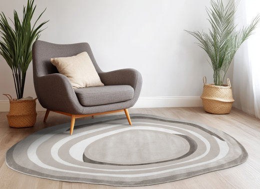 Dywan Selena GS006A Cream/Beige Szary Beżowy Krem Ksztalt