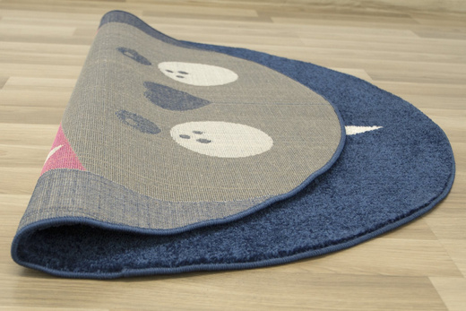 Okrągły Dywan EMILY KIDS 5857A d.gri/d.blue Misio Indianin Szary Róż Granat