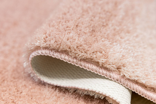 Dywanik Łazienkowy Antypoślizgowy Malmo Różowy Shaggy