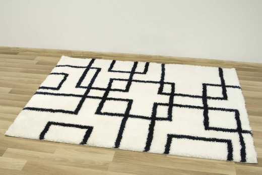 Dywan Boho 616 cream/navy blue Krem Granat Linie