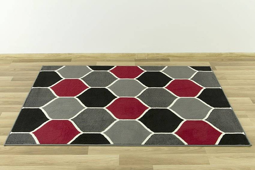 Dywan LUNA 503833/51915 grey/red