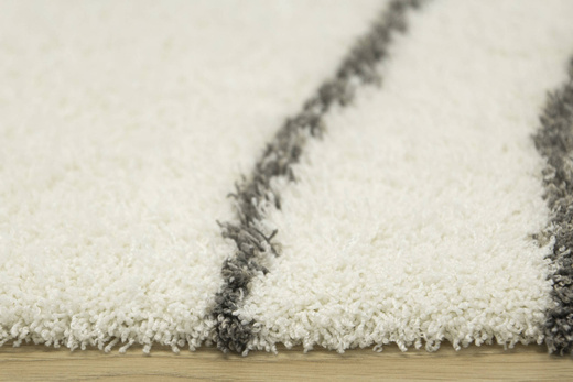 Dywan Shaggy 74303/960 Lille Krem Szary Liście