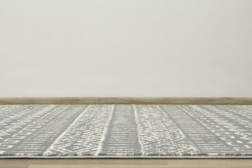 Dywan Karof 2571A grey/white 43 Szary Krem Romby